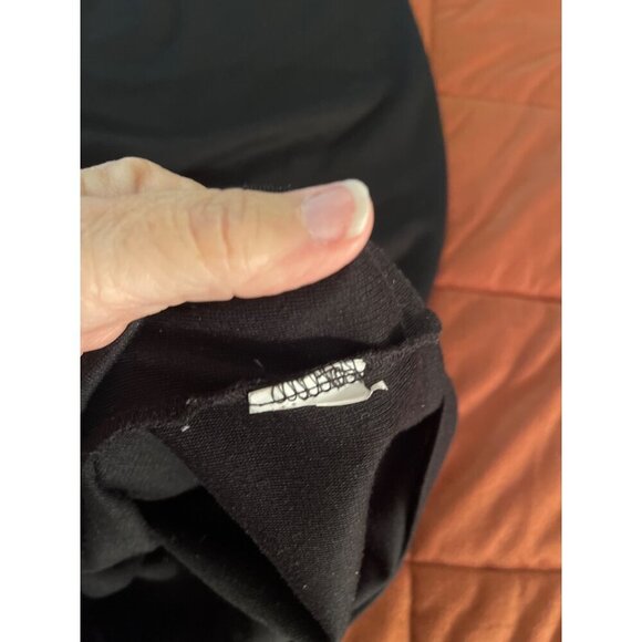 Zara Trafaluc women’s sz S Black Long Sleeve Bodycon Dress ,Red & White Striped‎ - Picture 16 of 16